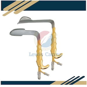 Retrator de abdominoplastia Epstein – Instrumento cirúrgico reutilizável com luz de fibra óptica e tubo de sucção incluídos