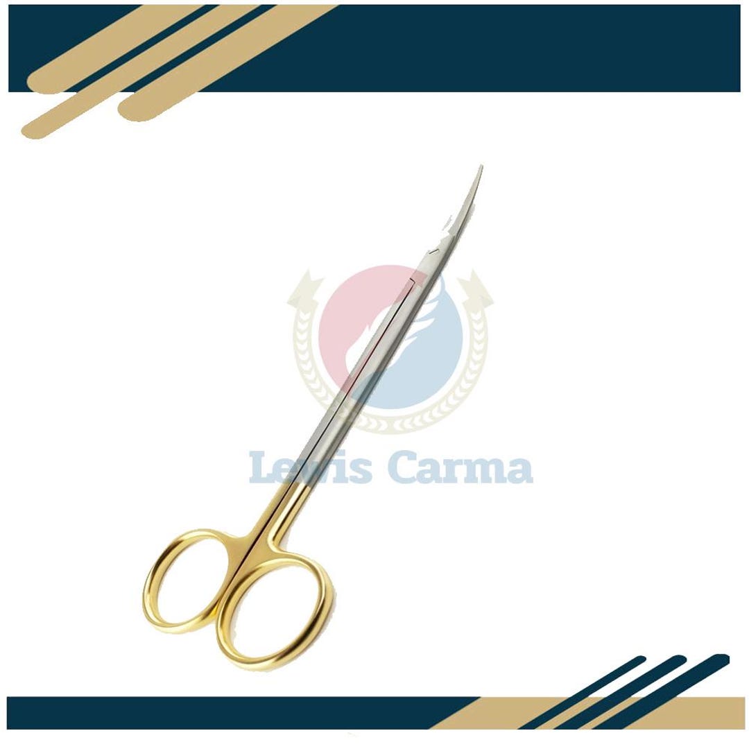 Kaye Dissecting Scissors – Stainless Steel, Straight & Curved Blades ...