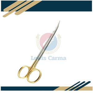 Kaye Dissecting Scissors – Stainless Steel, Straight & Curved Blades for Precision