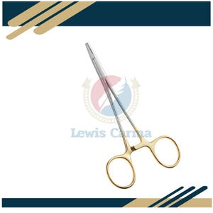 Baumgartner Needle Holder – 14cm T/C Locking Surgical Tool, Serrated Stainless Steel Jaws