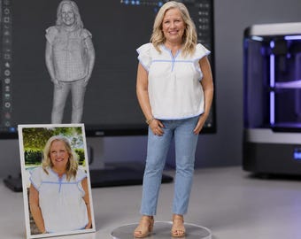 Op maat gemaakte 3D-geprinte figuur van een foto, gepersonaliseerde poppen, op maat gemaakt portretbeeld, verjaardags- of jubileumcadeau