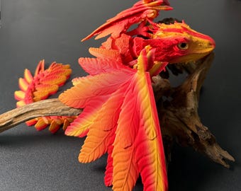 3D Printed Archaeopteryx Toy: Poseable Dinosaur Decor