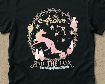 Chemise archer et le renard, t-shirt graphique vintage des années 90, t-shirt renard rétro, t-shirt unisexe pour adultes, designs, renard forestier