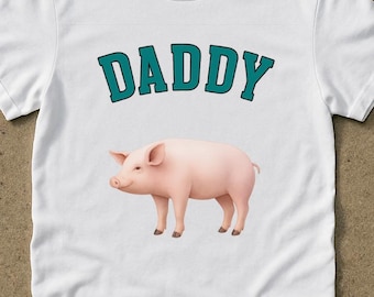 daddy pig shirt  , 90s vintage graphic t-shirt , retro pig   t-shirt , unisex t-shirt for adults ,  designes