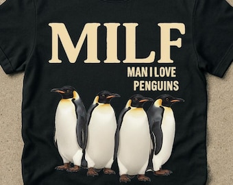 shirt man i love penguins , 90s vintage graphic t-shirt , retro penguins shirt , costume . unisex t-shirt for adults