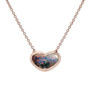 All You Need is Love Australian Opal Necklace by NIXIN Jewelry