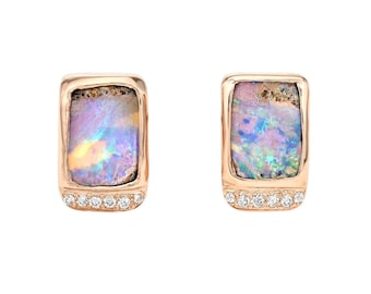 Marseille for a Day Australian Opal Earrings by NIXIN Jewelry