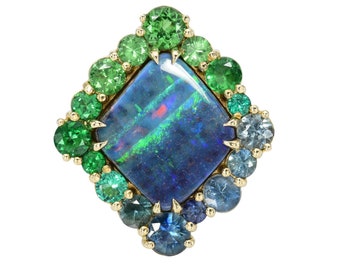 Argyle Allure Australian Opal Ring by NIXIN Jewelry
