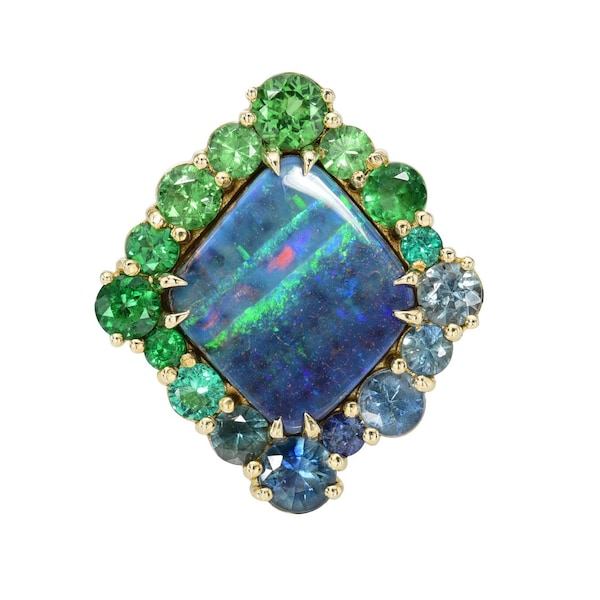 Argyle Allure Australian Opal Ring by NIXIN Jewelry