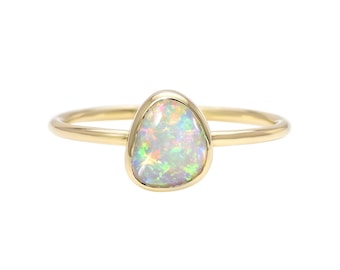 Dreamscape No. 12 Gold Crystal Opal Ring by NIXIN Jewelry