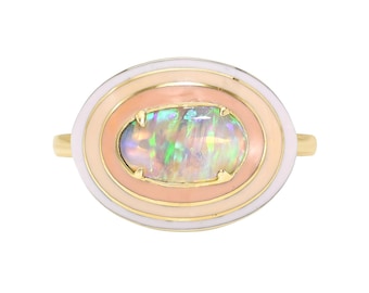 Communion Australian Opal Ring by NIXIN Jewelry