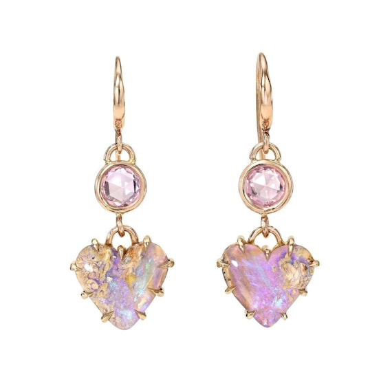 NIXIN Jewelry の魅惑的なオーストラリアン オパール イヤリング
