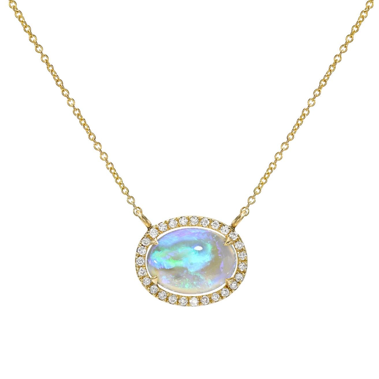 Revealed Australian Opal Necklace by NIXIN Jewelry - Etsy