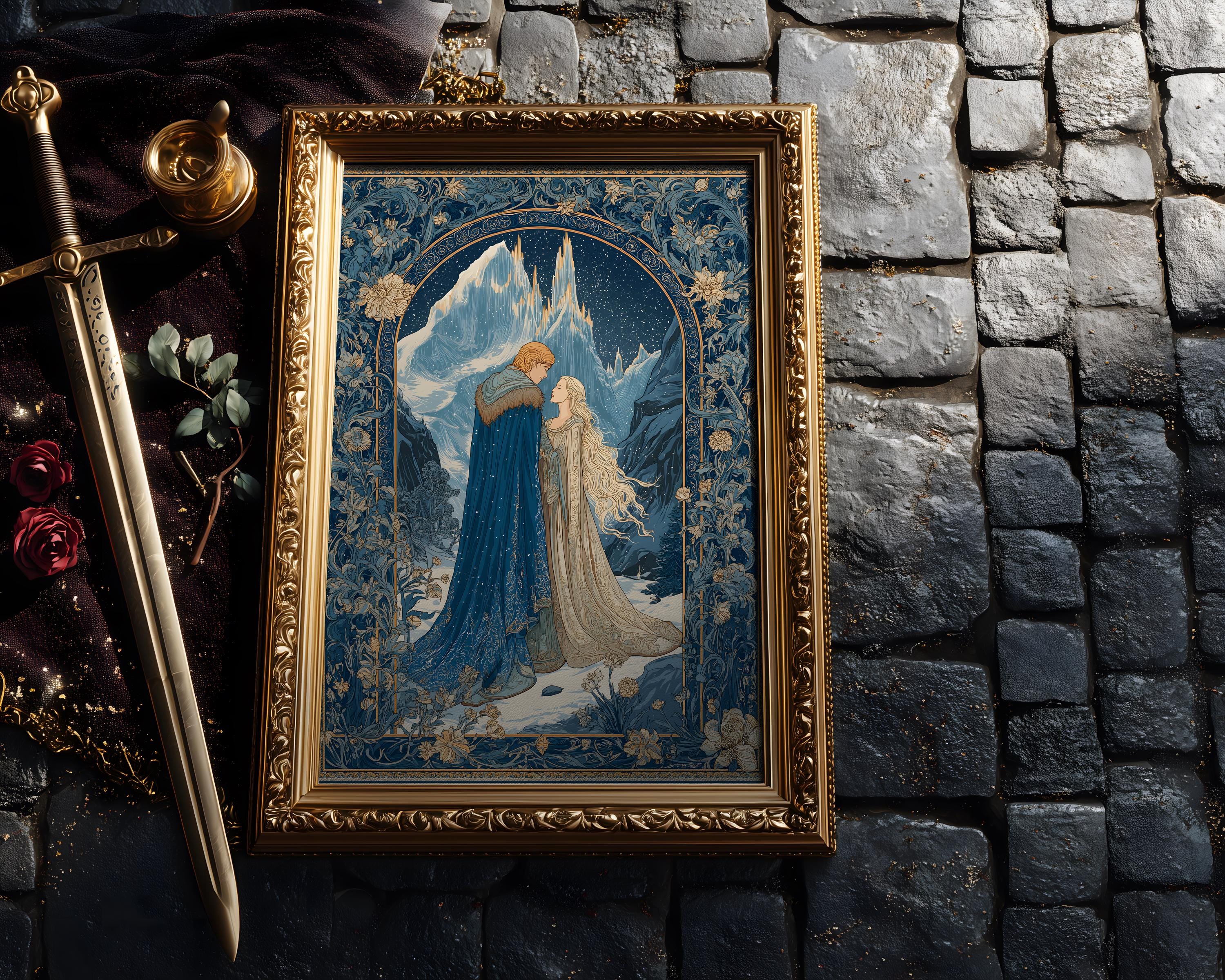 Ice Queen Art Print: Snow Queen Fantasy Poster - Etsy