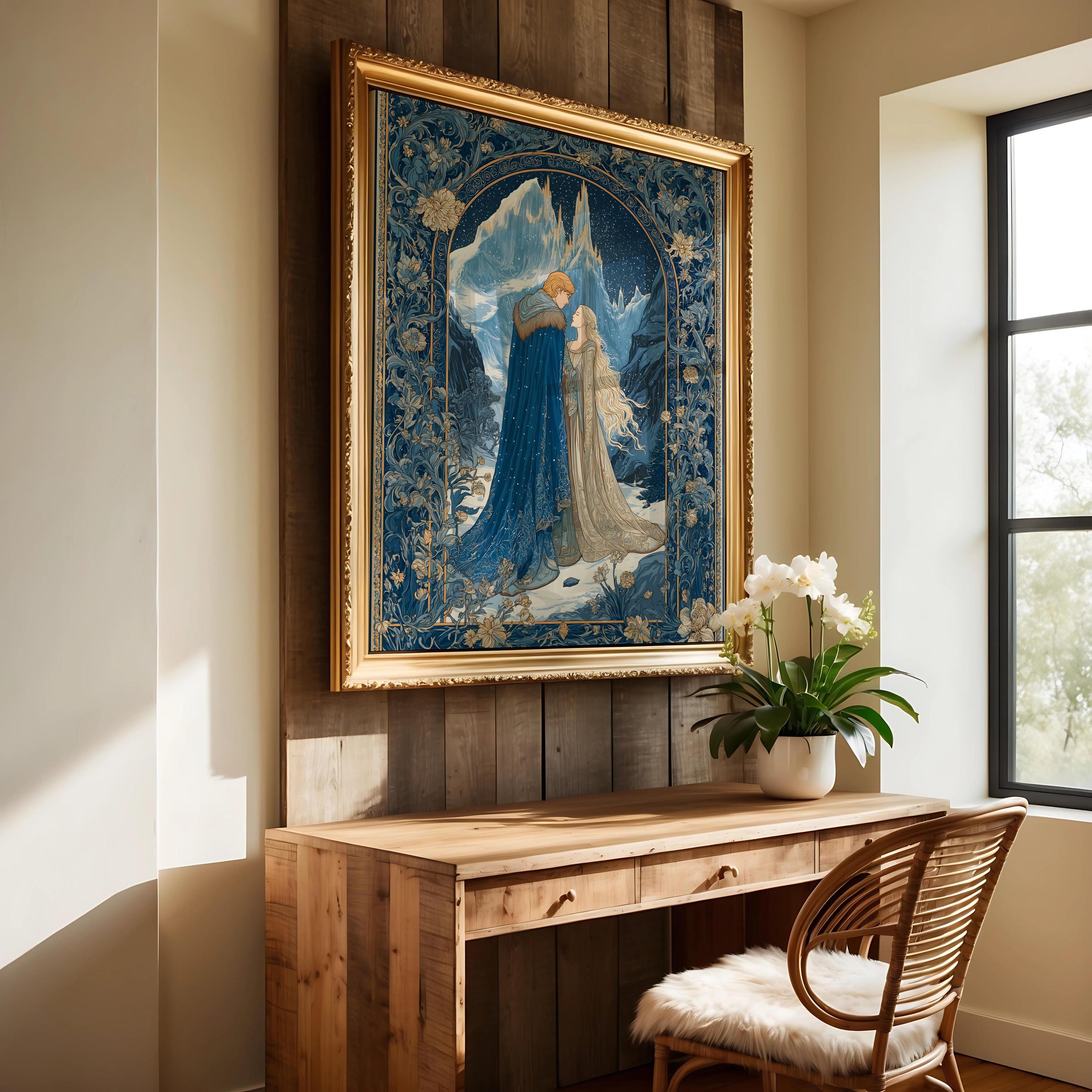 Ice Queen Art Print: Snow Queen Fantasy Poster - Etsy