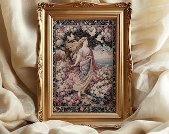 Aphrodite art print: Greek Mythology Tapestry decor