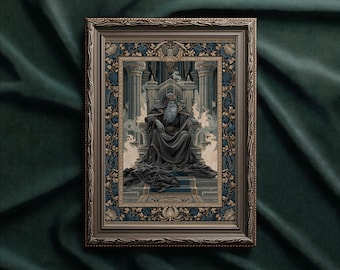 Hades art print: Greek Mythology wall decor