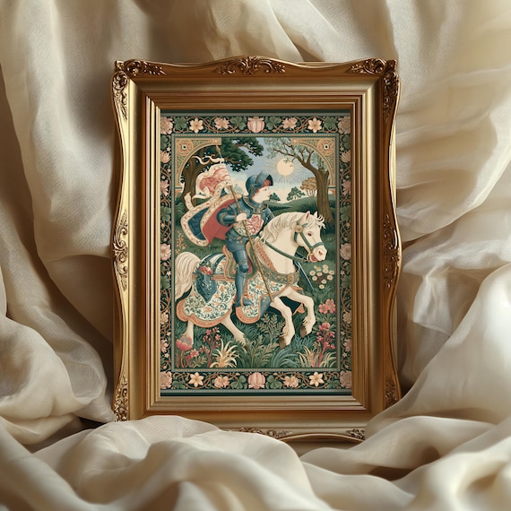 Kids Knight Wall Art: Medieval Nursery (Storybook Fantasy)