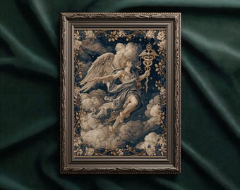 Hermes greek god art print: Mythology Tapestry wall decor