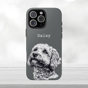 Funda de teléfono personalizada con foto de mascota: regalo para mamá perro, gato y papá