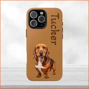 Custom Pet iPhone 16 Case Using Pet Photo Custom Dog Name Phone Case Custom Pet Phone Case Personalized Tough iPhone 15 Case, Galaxy Case