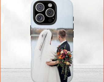 Tough-hoesje voor iPhone met gepersonaliseerde foto: gepersonaliseerd MagSafe-telefoonhoesje