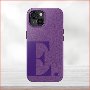 Custom Tough Phone 16 Pro Max Case, Initial Monogram iPhone 16 15 14 13 12 11 Pro Max, Samsung Galaxy S23 Ultra, iPhone 8 Plus MagSafe Case