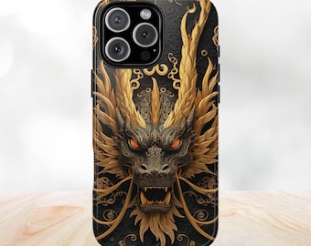 Japanische Drachenkunst: Chinesisches Drachen Design, stoßfestes Silikon