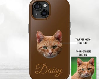 Custom Cat Photo Phone Case: Personalized Pet iPhone Case
