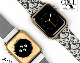 Pulseira Panda para Apple Watch: Pulseira para iWatch com Estampa Abstrata