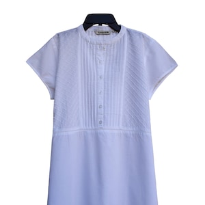 Ayurvastram - PIKU Pure Cotton Pleated Pintuck Textured Tunic, Top, Kurti