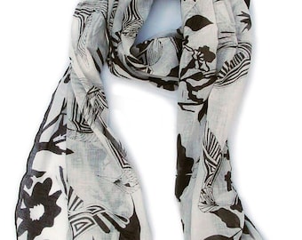 Ayurvastram Hummingbird Soft Cotton Printed Scarf