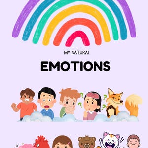 My Natural Emotions – Printable Emotion Cards for Kids | Emotional Awareness PDF | Digital Mindfulness Activity for Children