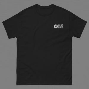 Embroidered Blue Lock T shirt