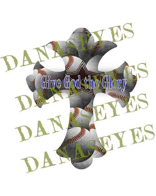 Baseball Jesus Cross Digital Download Craft Supply Etsy