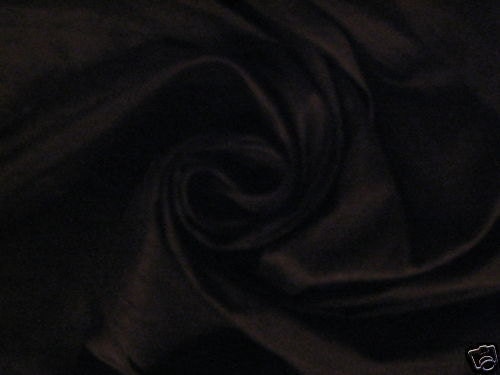 Midnight Black 100% dupioni silk fabric yardage By the Yard * Now 55 ...