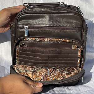 Crossbody organizer purse with built in wallet sale