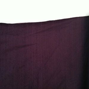 Dark Sapphire Purple 100% tela de seda dupioni yarda cortada a medida *Ahora 55&quot; de ancho* ENVÍO EL MISMO DÍA