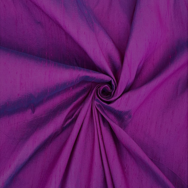 Lavender Purple Turquoise iridescent 100% dupioni silk fabric yardage *New Darker purple* By the Yard *Now 55" wide* SAME DAY SHIPPING