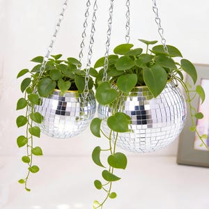 Übertopf Discokugel Übertopf Deko Deko Deko Funky Dekoration Weihnachtsgeschenk für Sie