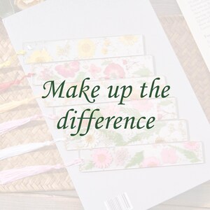 Make up the difference in price