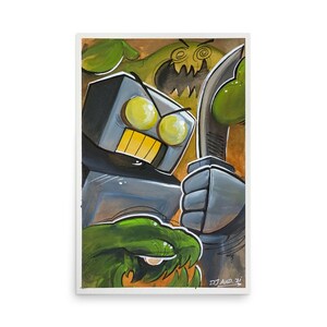 Esta noche va a oscurecerse - Póster de papel mate grueso, impresión artística de Robart