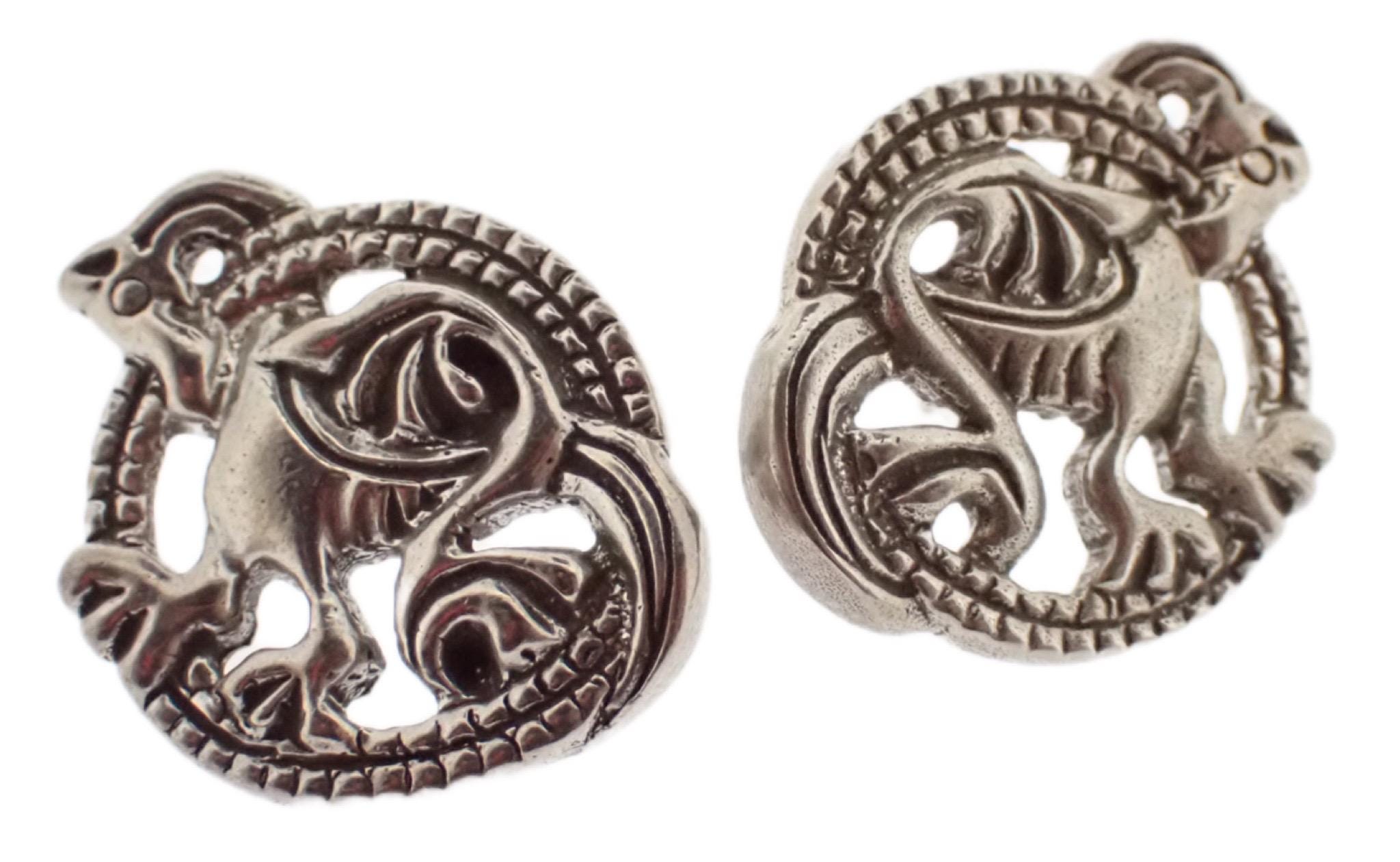 052 Silver 925 Eaarings. Sigmund Espeland, Norway. Viking - Norse Mythology - Snorre Saga