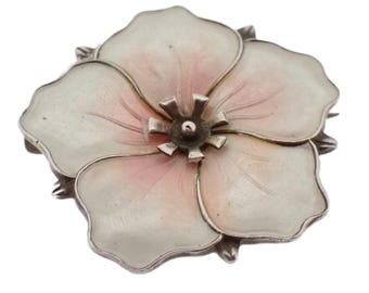 019 Silver 925 Brooch. AKSEL HOLMSEN (NORNE), Norway. Vintage item - Art Deco design.