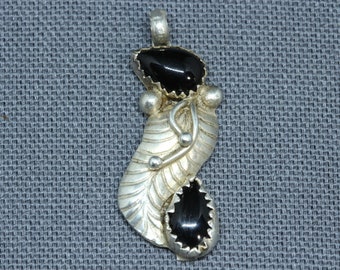 Colgante Southwestern Onyx Sterling Silver