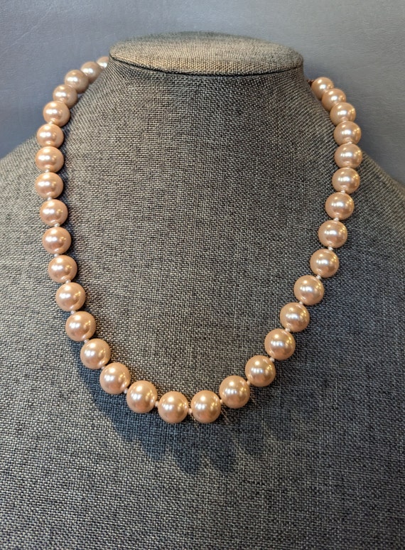 Large pearl necklace costume jewellery online