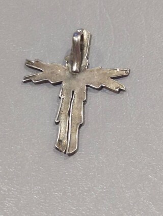 Ciondolo Croce Cristiana In Argento 925 - Stile Europeo Per Braccialetti Charm