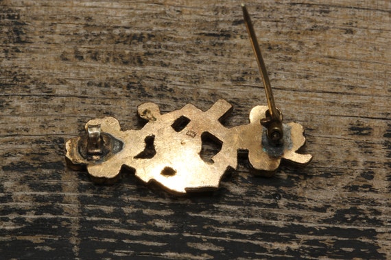 Victorian Faith, Hope & Charity Brooch Pin, Antiq… - image 4