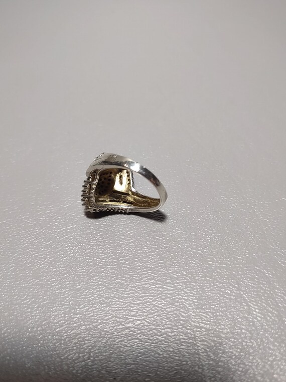 Diamond Cocktail Ring CISS-Designer Signed Fine S… - image 6