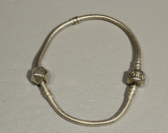 Pandora ALEクラシック925スターリングシルバーチャームブレスレット